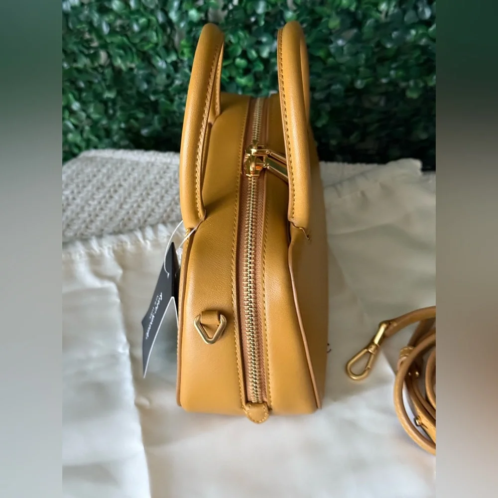 Kate Spade Retail Grace Bag in Curry / Mustard Yellow Leather Handbag Crossbody